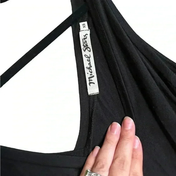 Michael Stars Nicolette Cropped Wide Leg Tie-waist Jumpsuit Romper | Size XS - Picture 5 of 6